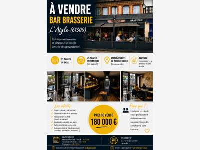 AV. bar brasserie LA HALLE à L'Aigle