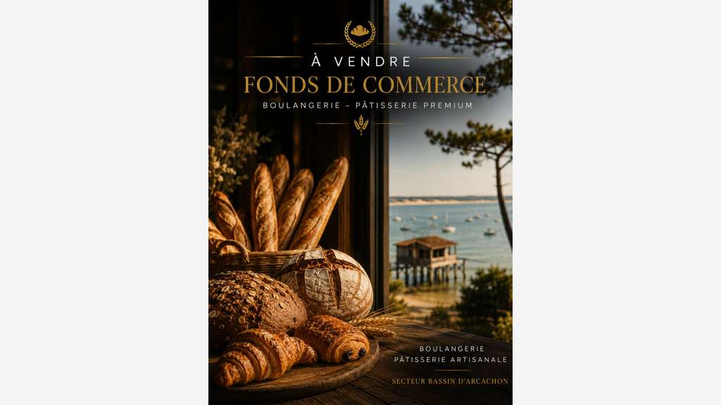 A vendre boulangerie sur le Bassin d'Arcachon