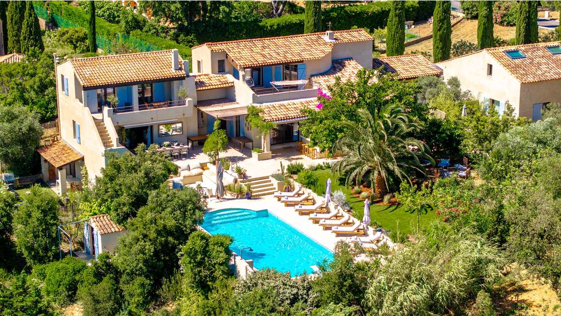 Propriété Golfe de St Tropez. Mer à pied