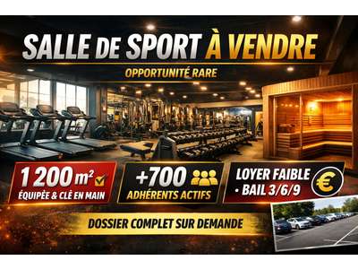 Vente Club de Sport - Salle de Gym à Villette-lès-Dole