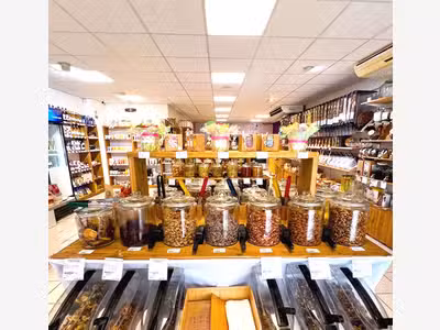 Épicerie vrac et produits bio à reprendre, marina