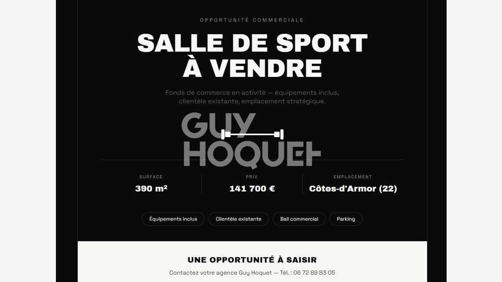 AV Salle de sport / Cours collectifs Côtes d'Armor