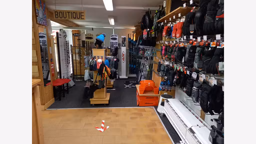 Vente FDC location matériel de ski à Gourette