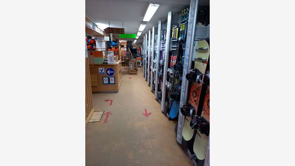 Vente FDC location matériel de ski à Gourette