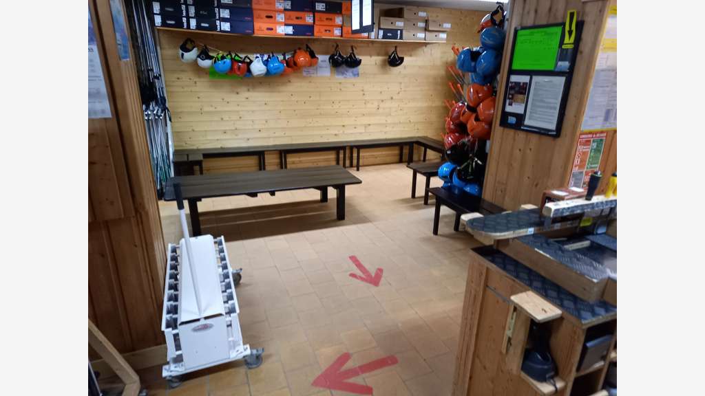 Vente FDC location matériel de ski à Gourette