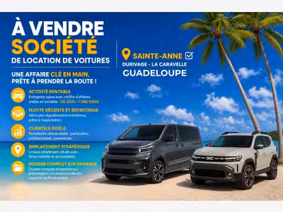 Société de location de voitures en Guadeloupe