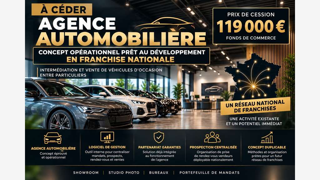 Agence auto clé en main Alès -Concept franchisable