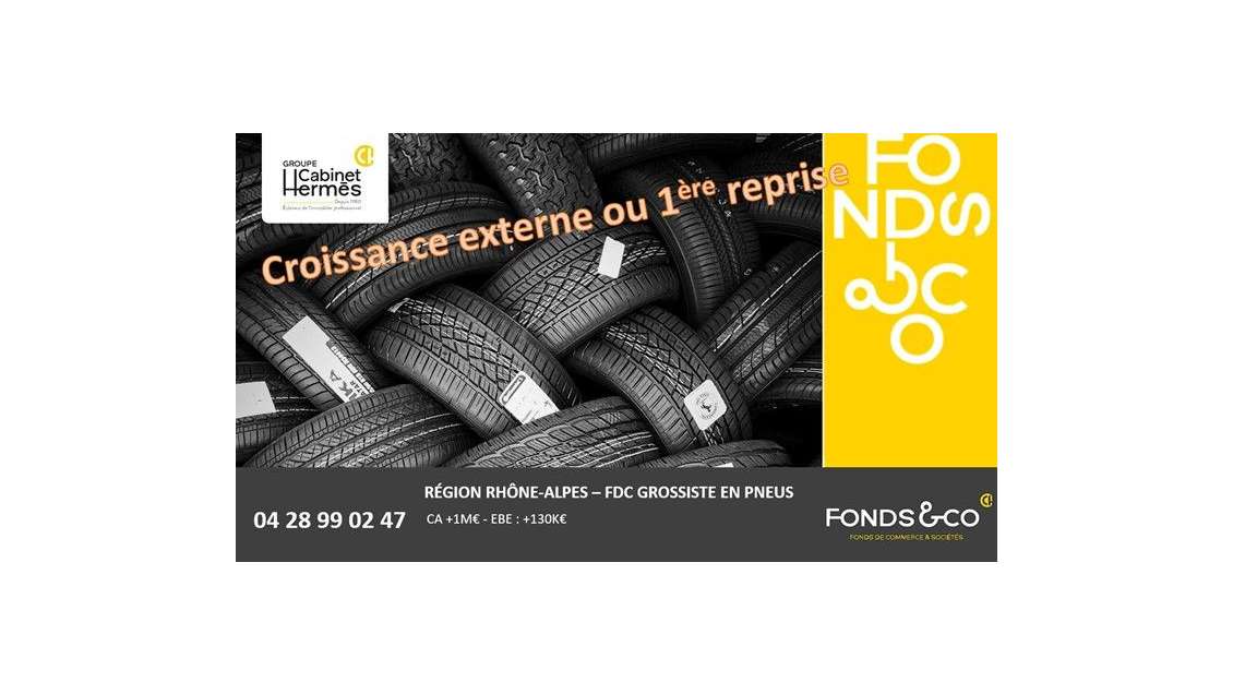 Entreprise grossiste pneumatiques en Rhône-Alpes