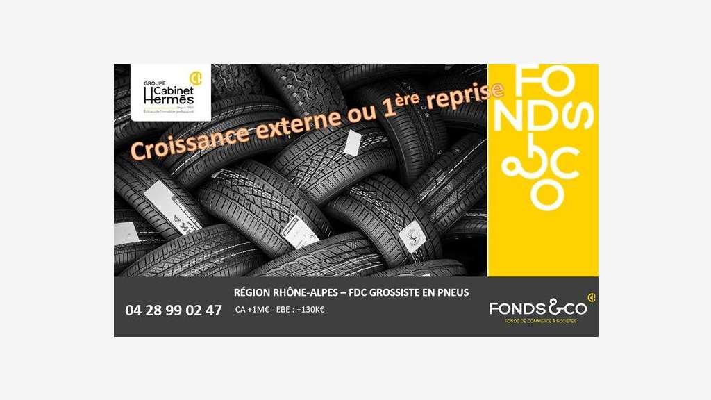 Entreprise grossiste pneumatiques en Rhône-Alpes