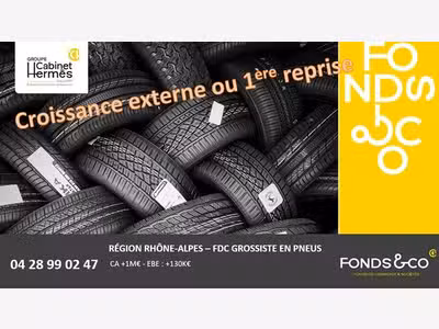 Entreprise grossiste pneumatiques en Rhône-Alpes