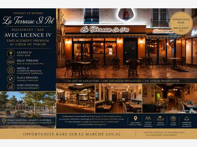 Restaurant-Bar Licence IV avec logement familial