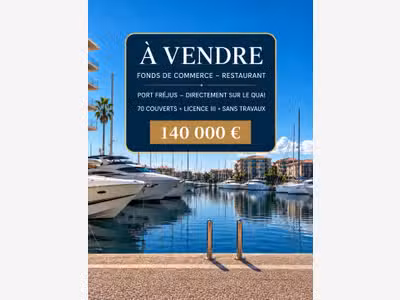 Restaurant Port Fréjus – terrasse – 70 couverts