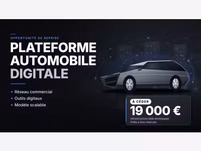 Agence automobile digitale – Modèle commercial clé