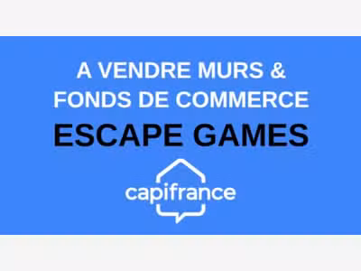 A vendre murs & fonds escape game à Nîmes centre