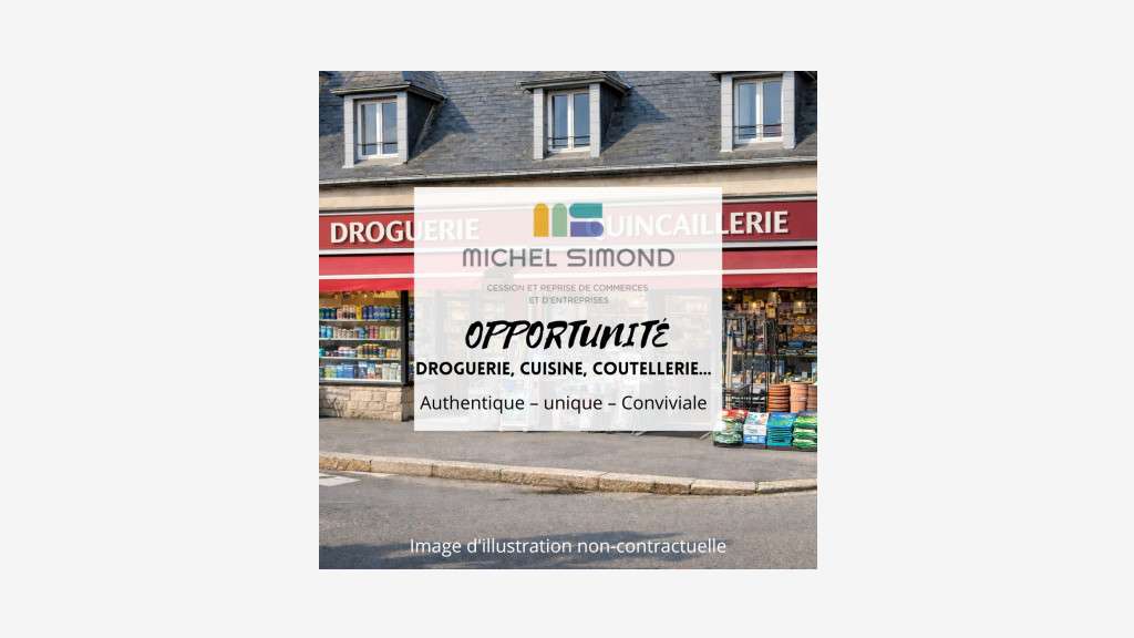 Vente droguerie quincaillerie de centre-bourg 29