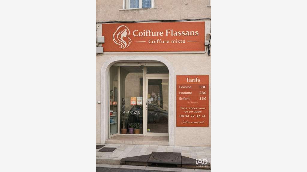 Vente salon de coiffure à Flassans-sur-Issole