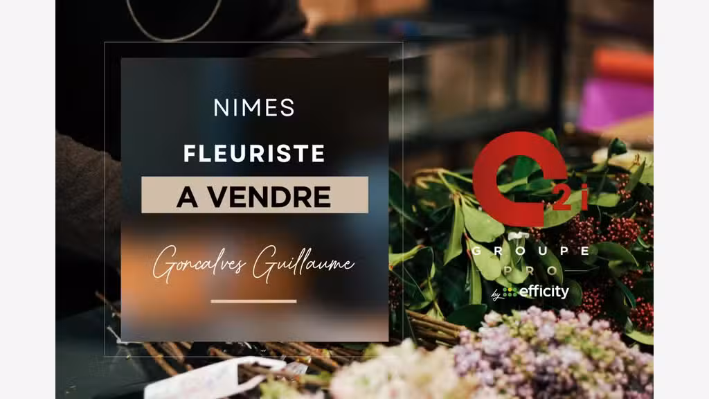 Vente fleuriste emp N1 galerie commerciale à Nîmes
