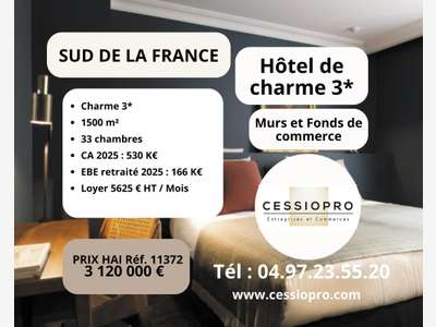 AV M & F hôtel de charme *** Sud de la France