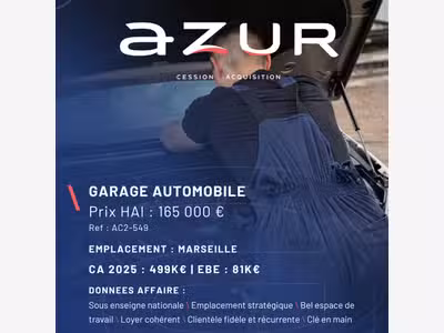 VENTE Garage automobile sous enseigne nationale