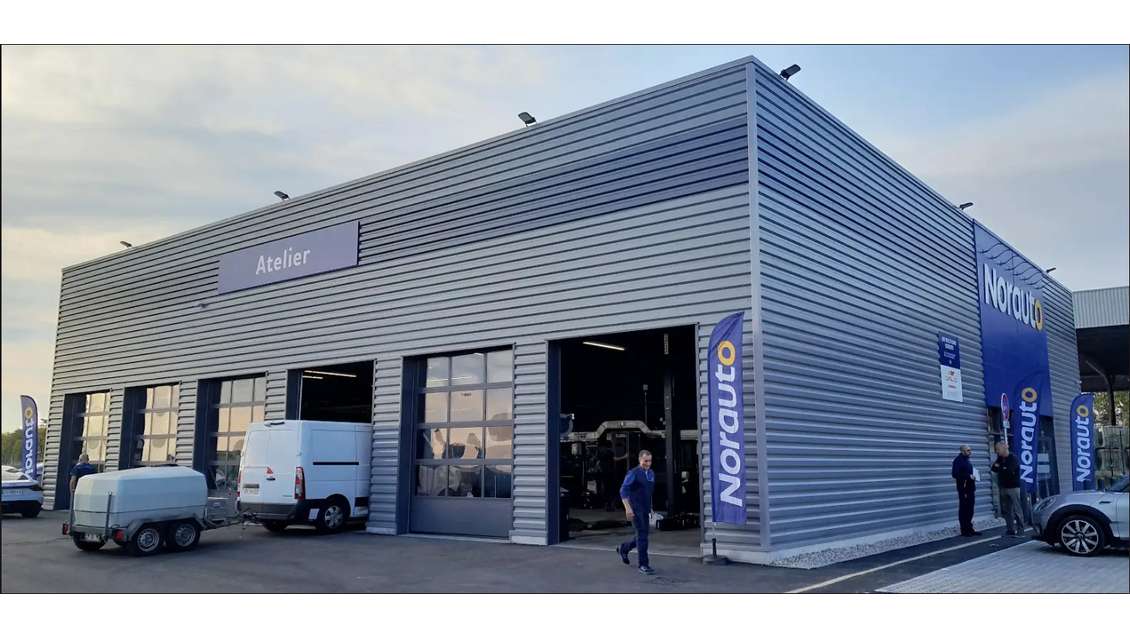 Création centre auto Norauto au Sud de Nevers