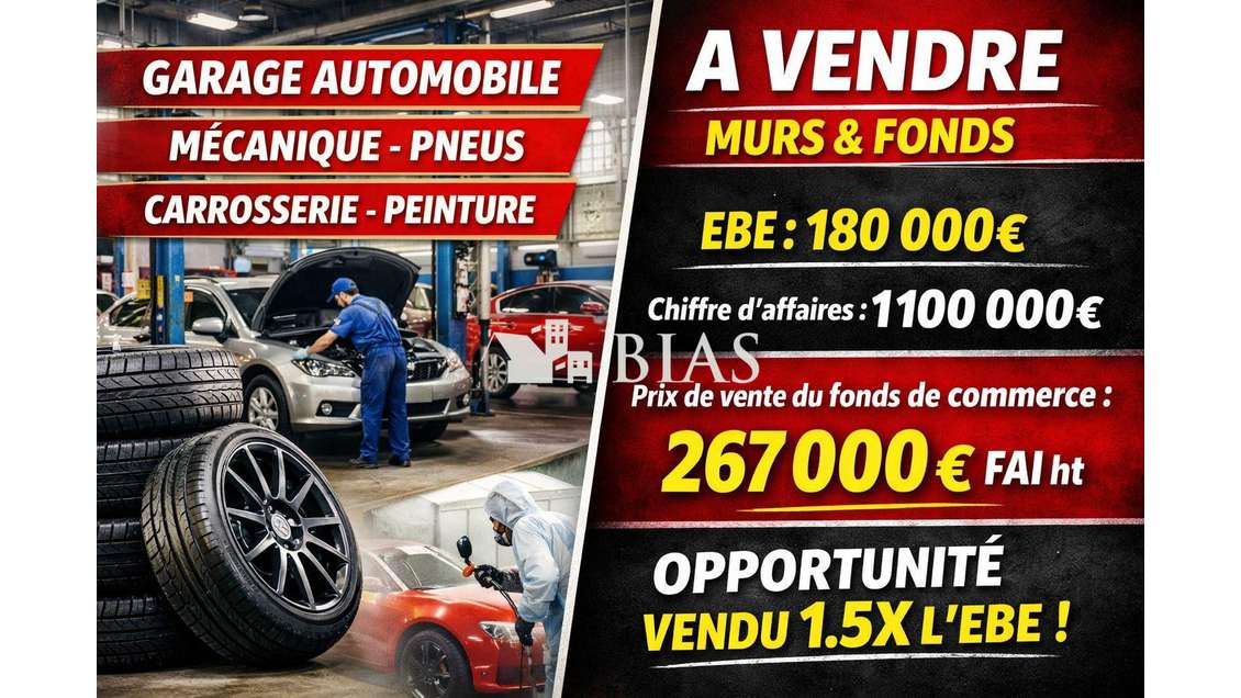 Vente garage automobile en Seine Maritime