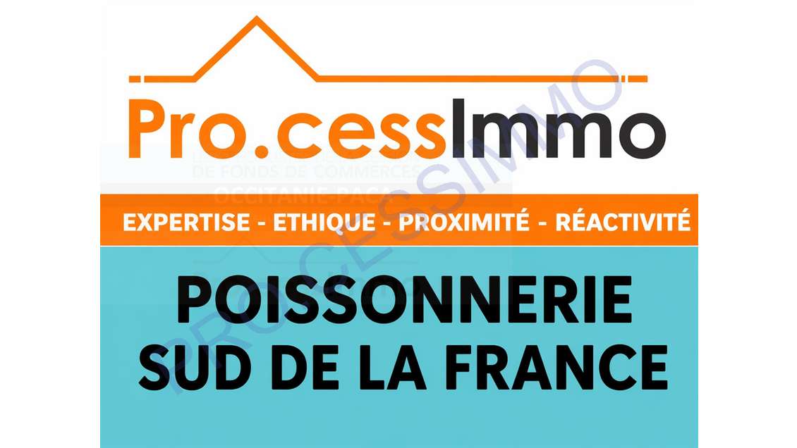 AV poissonnerie belle rentabilité Sud de la France