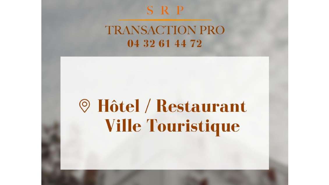 Vente fonds hôtel restaurant 2 ** dans le Vaucluse