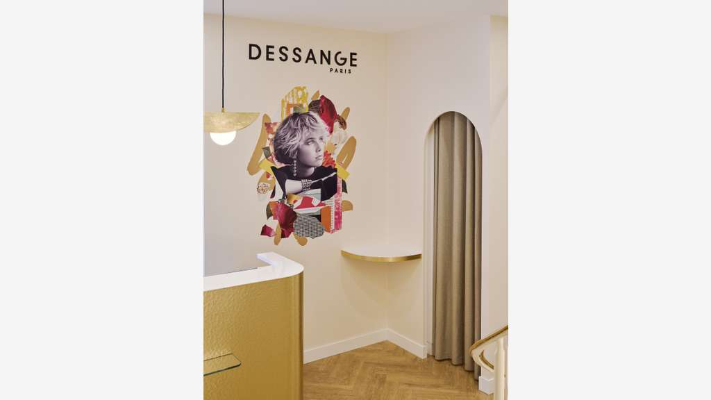Création salon de coiffure DESSANGE  à Besançon