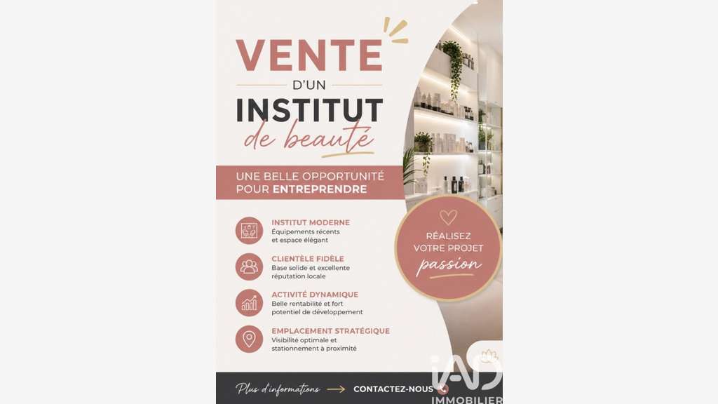 Vente Institut de Beauté & Bien-être à Châtillon