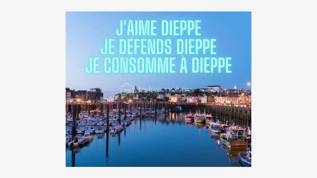Vente beau salon de coiffure mixte barbier Dieppe