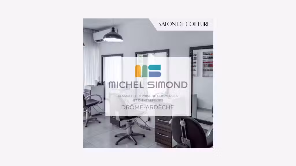 Salon de coiffure à vendre dans le Sud de la Drôme