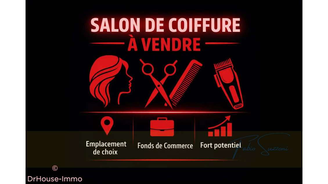Salon de coiffure à vendre à La Roquebrussanne