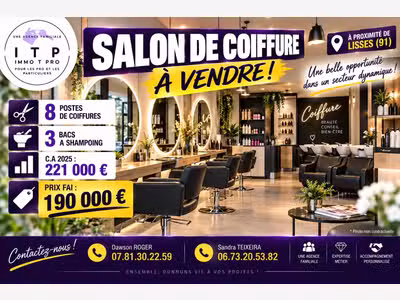 BEAU SALON DE COIFFURE DANS PROCHE DE