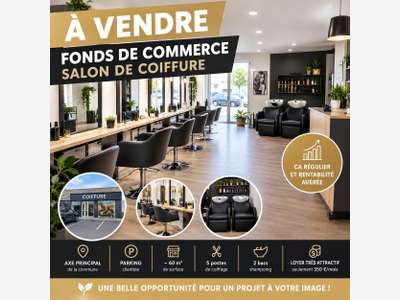 Vente salon de coiffure sur axe principal Mayenne