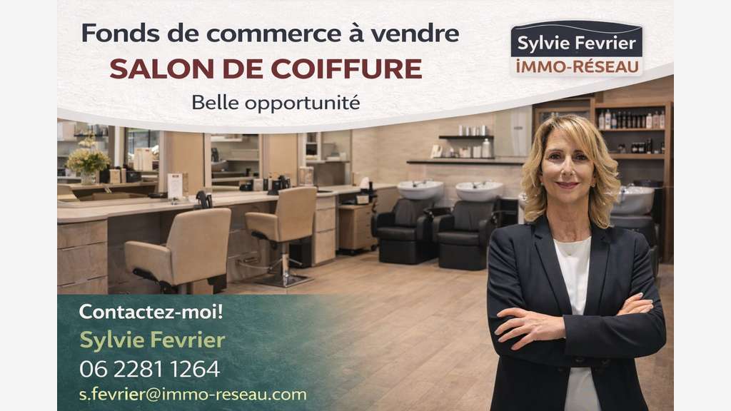 Vente salon de coiffure empl N°1 à Menton centre