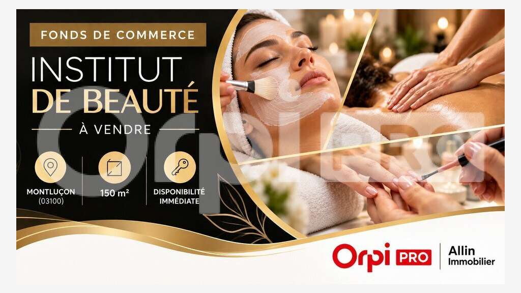 Institut de beauté à vendre à Montluçon