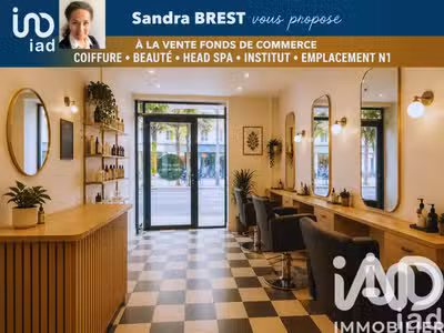 Vente salon de coiffure et beauté à Paris 75012