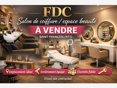 A vendre salon de coiffure beauté à Saint François