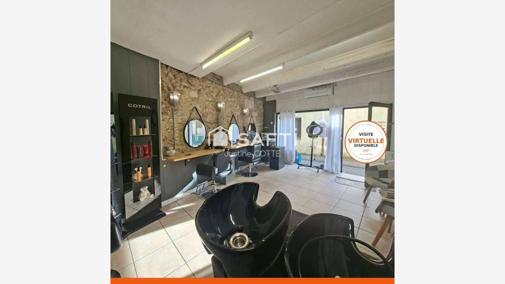 Vente FDC de coiffure au coeur de Saint-Just