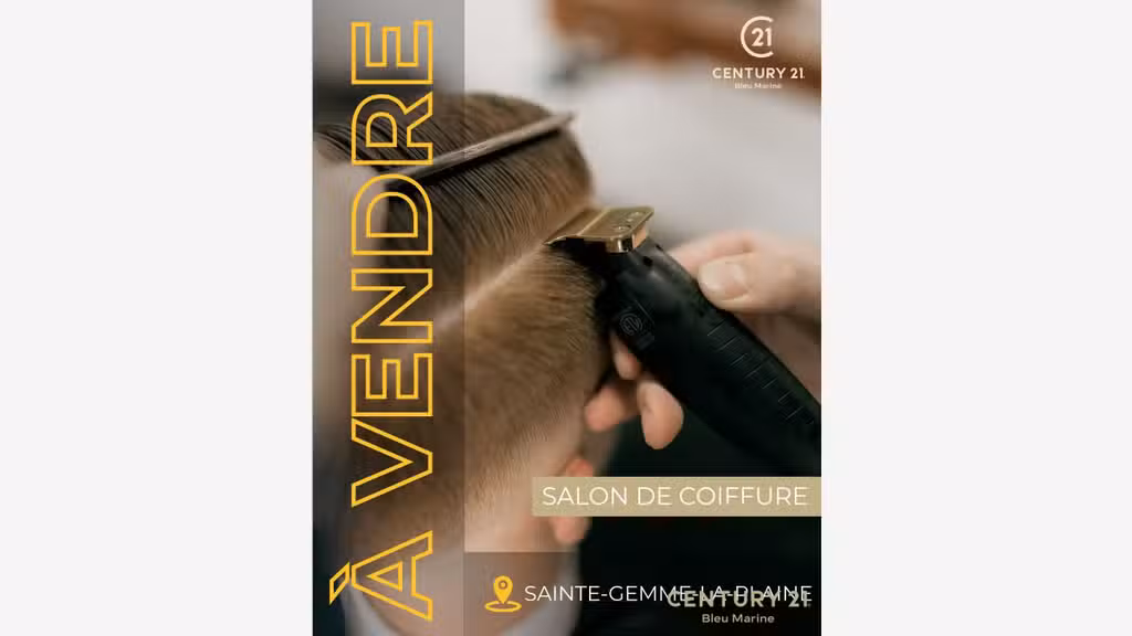 Salon de coiffure à vendre Sainte-Gemme-la-Plaine