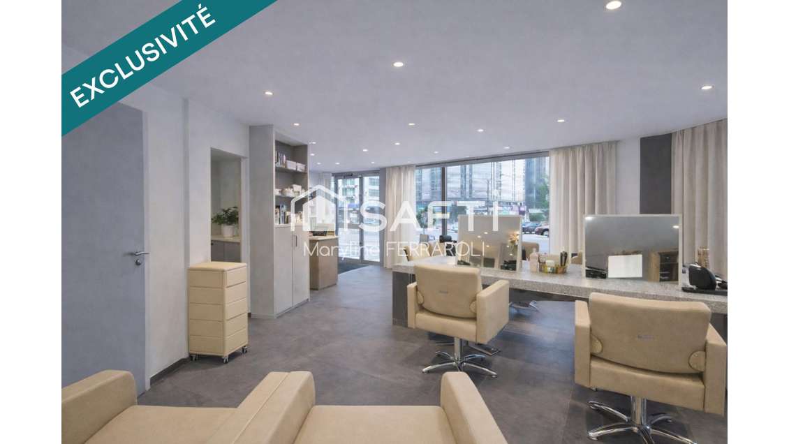 Vente salon de coiffure 64m² Strasbourg esplanade