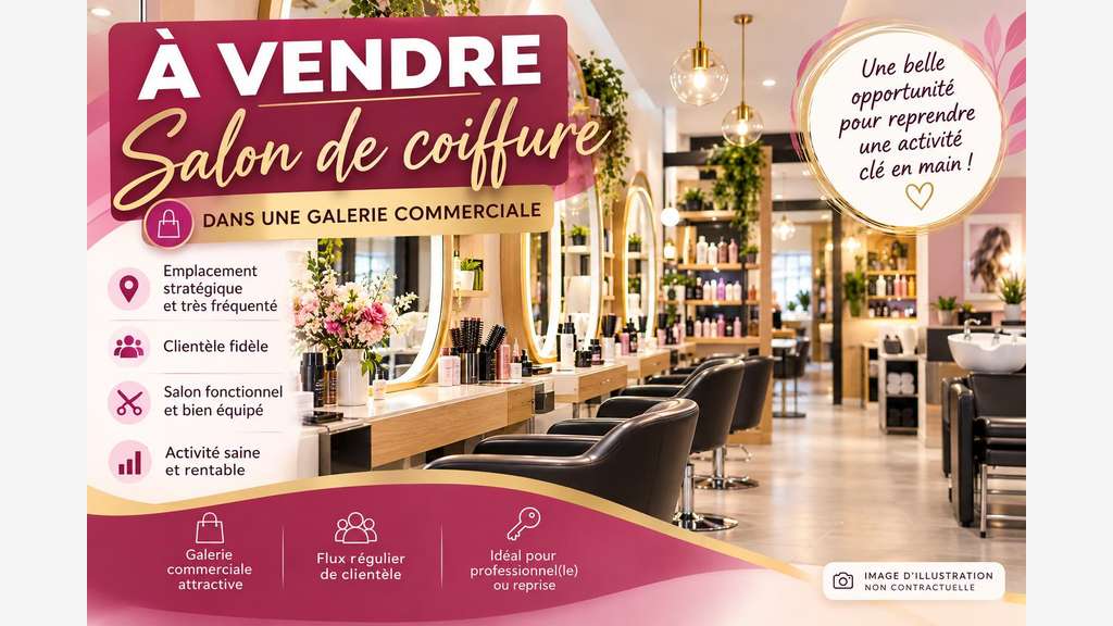 Vente salon de coiffure à Talmont-Saint-Hilaire