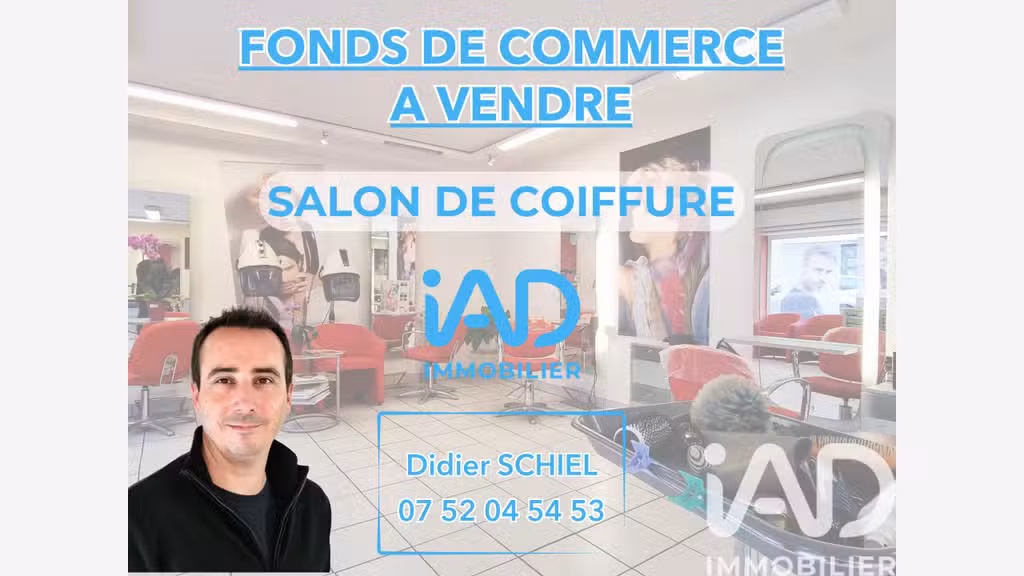 Vente salon de coiffure à Toury centre 