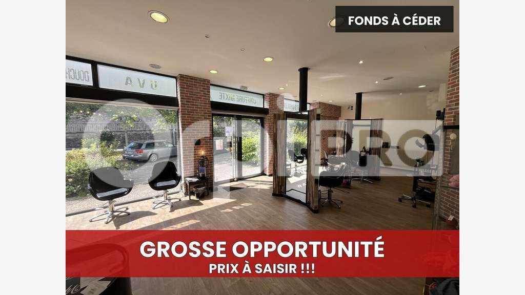 Cession fonds de coiffure 100m² Vernaison empl N°1