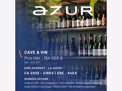 VENTE Cave à vin à La Ciotat