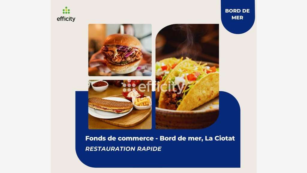 Vente FDC restauration rapide à La Ciotat