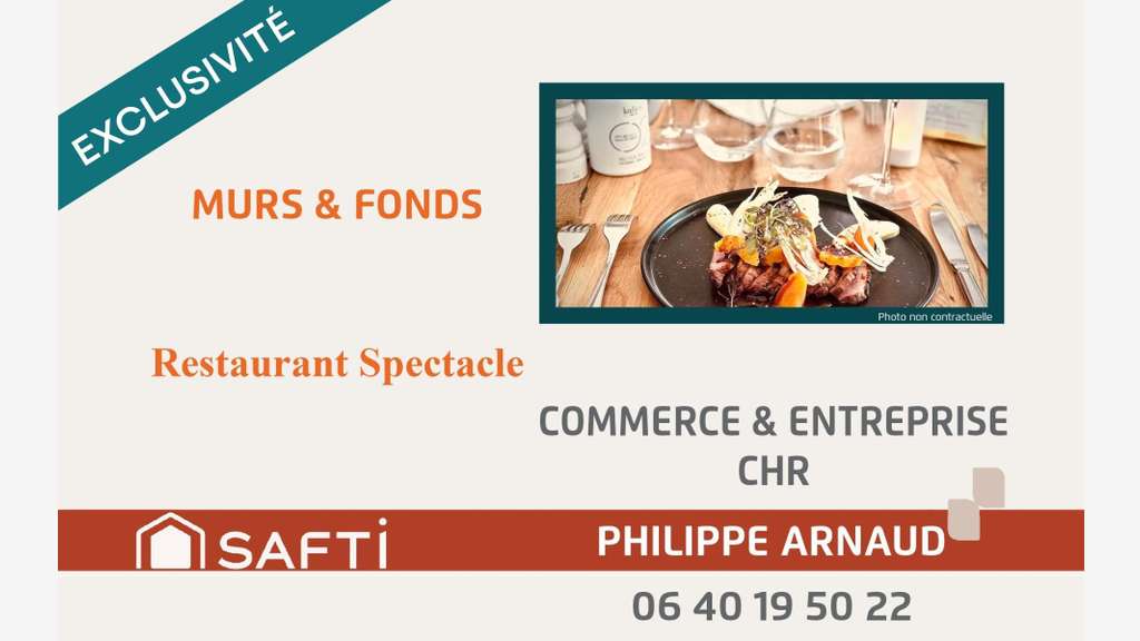 Vente auberge restaurant spectacle en Vendée