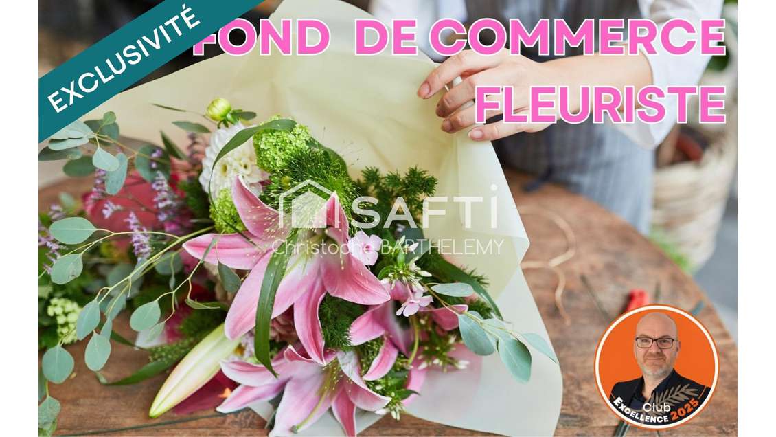 Cède FDC de fleurs en centre ville du Neubourg