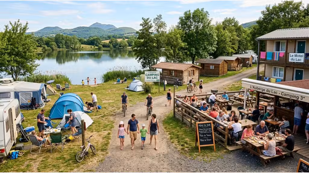 AV camping *** 3 hectares en pleine propriété 63