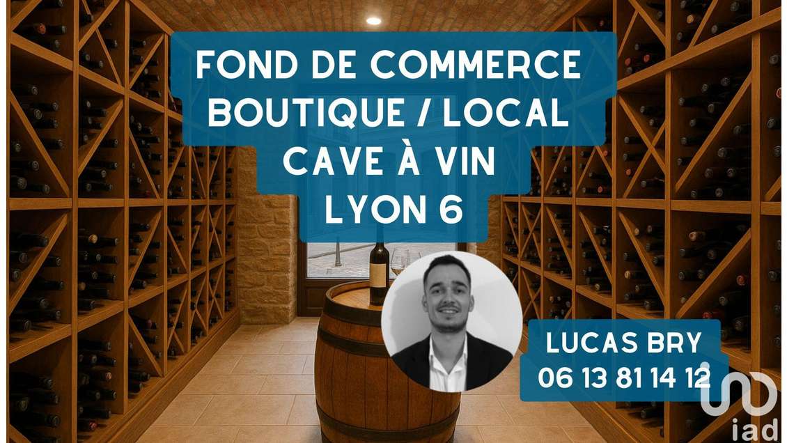 Vente cave à vin  fort potentiel à Lyon 69006 Sud